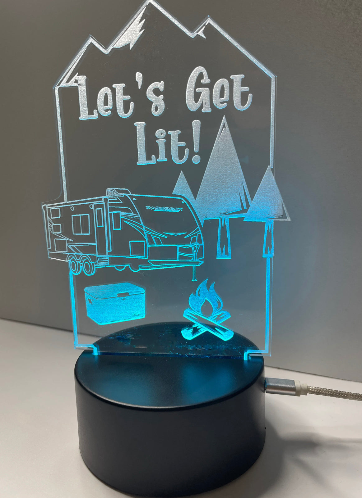 Acrylic Led NightLight (Ready Made Designs)