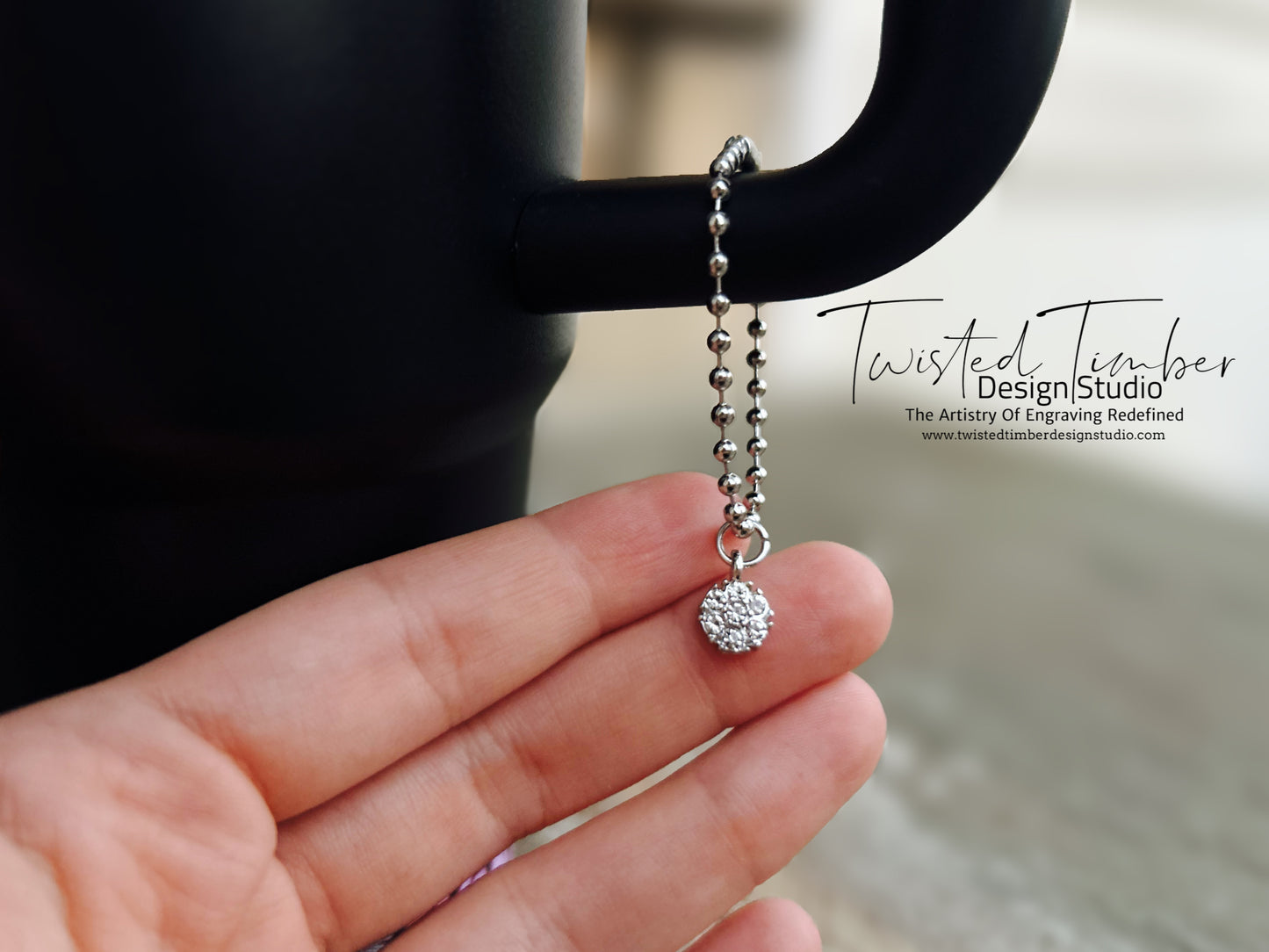 Dainty & Demure Diamond Handle Charm