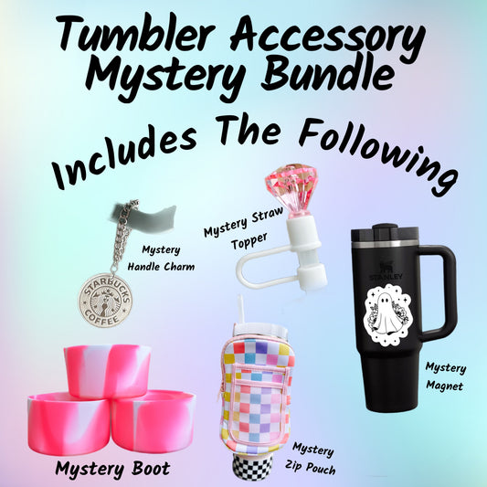 Mystery 5 Piece Tumbler Accessory Bundle