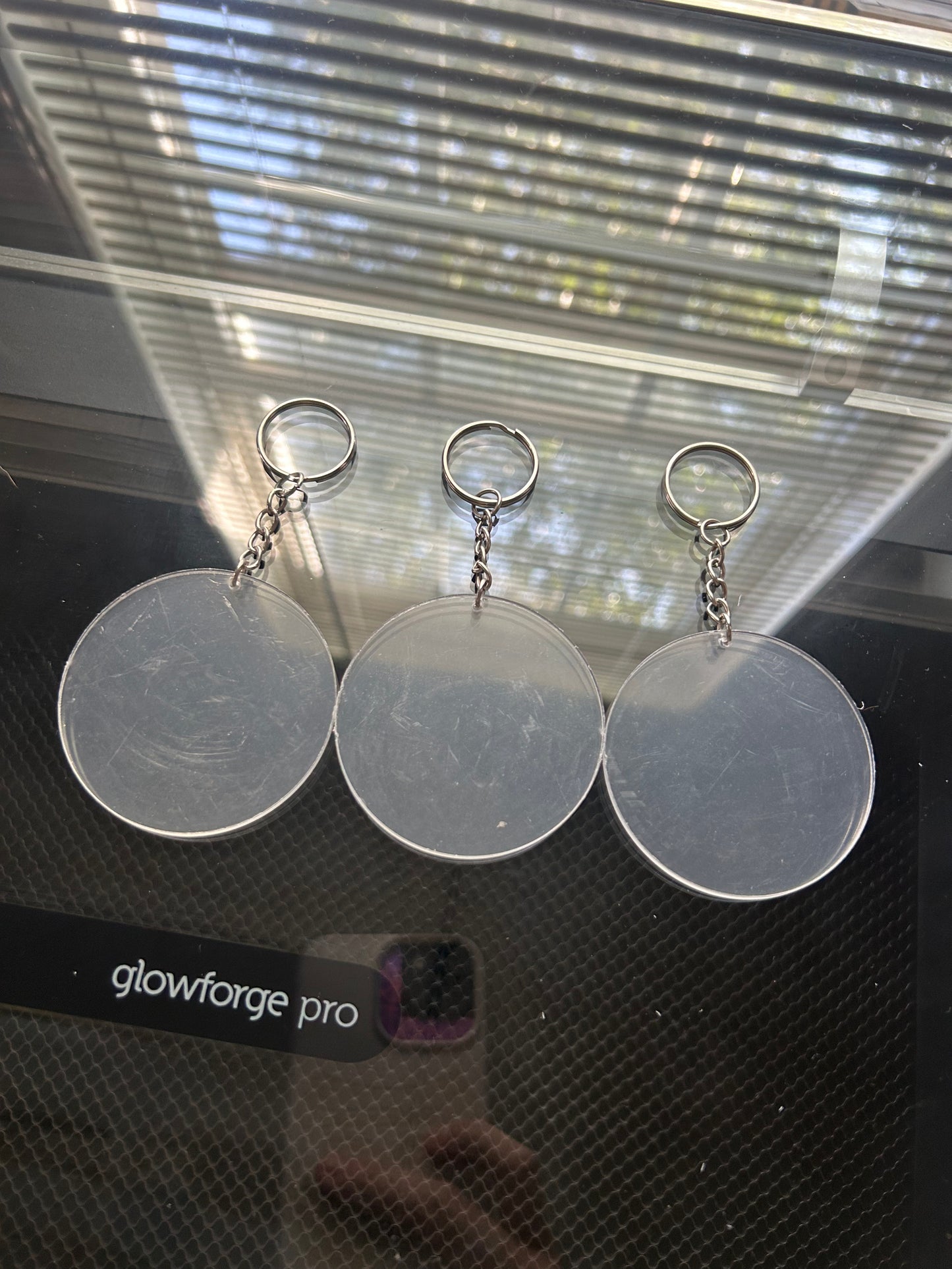 Acrylic Circle Keychain Blank Wholesale