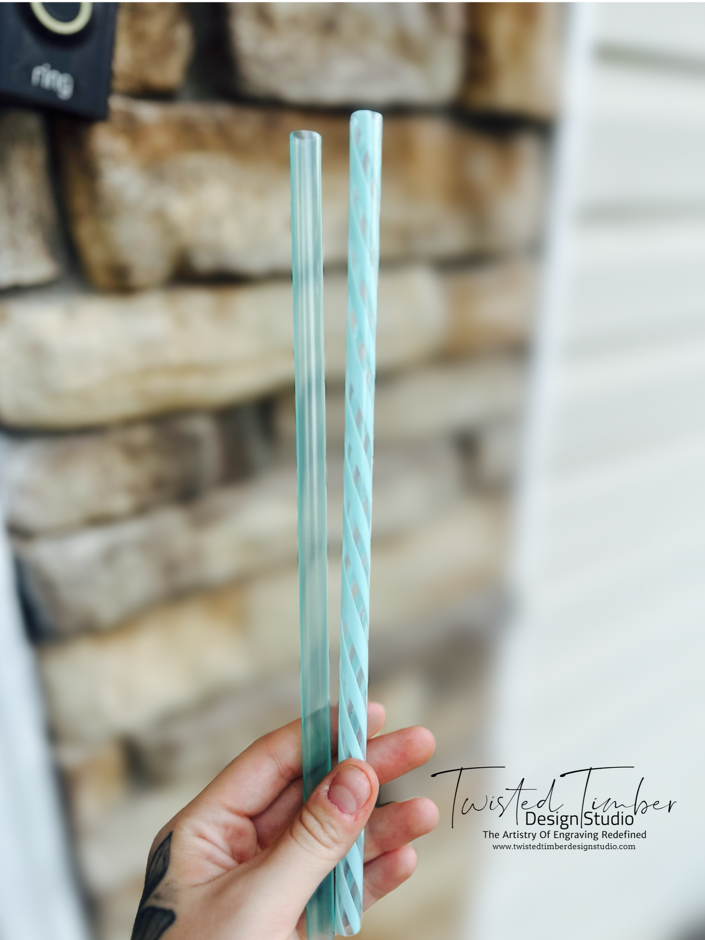 Breakfast At Tiffany’s Tumbler Straw Set (2) Fits 20/30oz