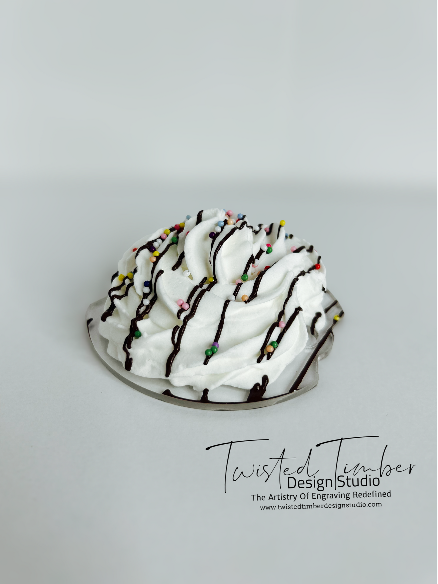 Faux Whipped Cream Stanley Lid Topper